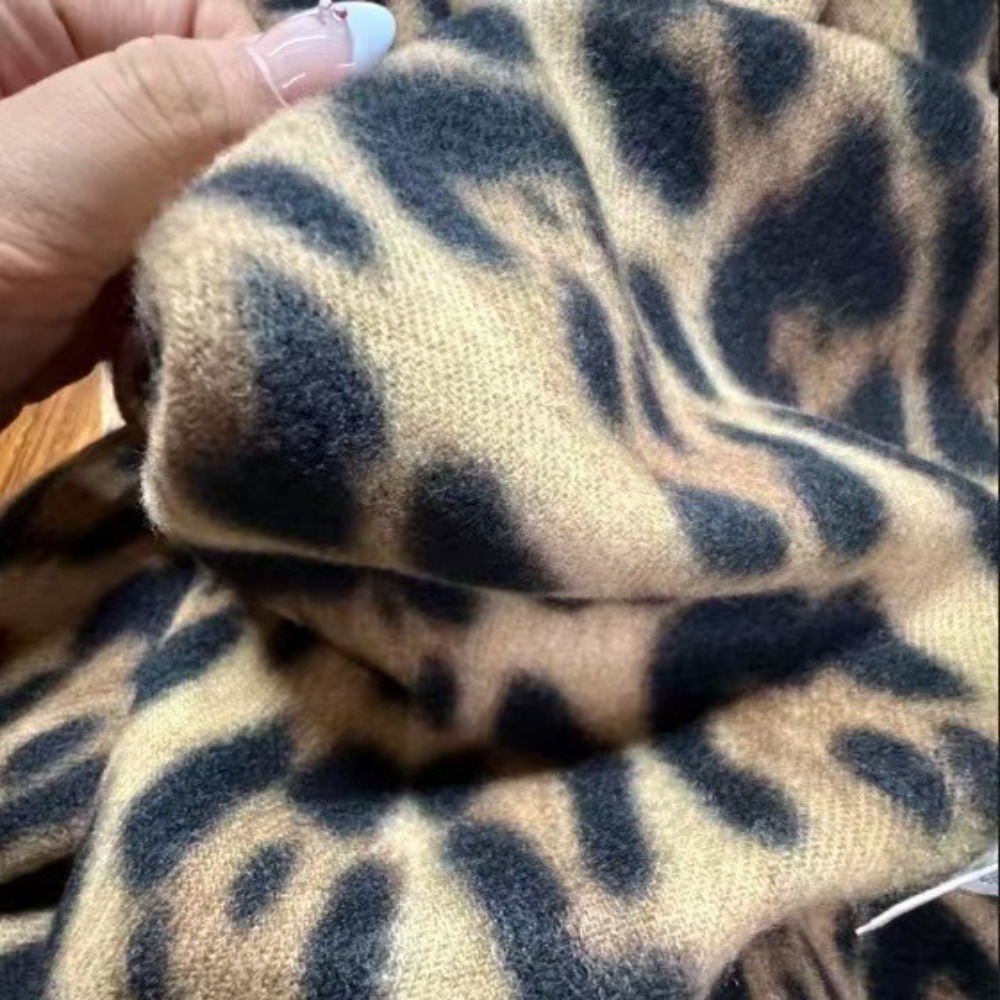 190*70 センチメートルデザインヒョウスカーフ冬暖かいパ - Woven Scarf Blanket のレビューと価格