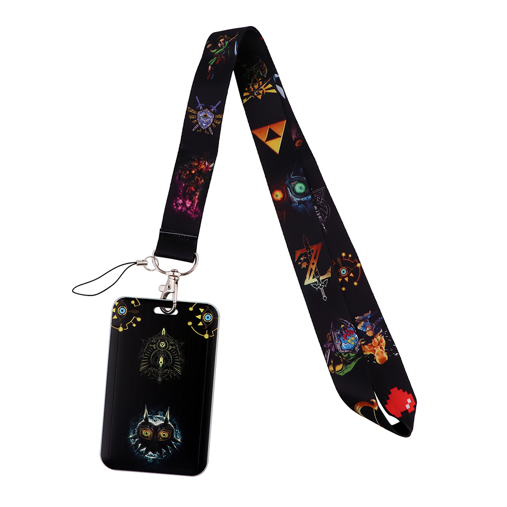漫画ゲーム柄キーホルダー、ネックストラップDIY、吊り下げロ - Lanyard Badge Holder のレビューと価格